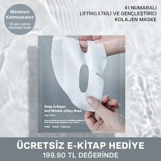 KOEC Kore Kolajen Maske – Yatıştırıcı + Işıltı + Yaşlanma Karşıtı Bakım