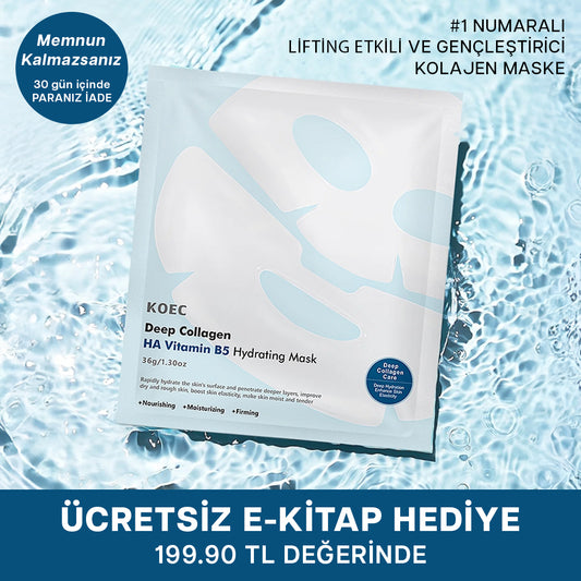 KOEC Bio-Kolajen Şeffaflaşan Maske – Canlandırıcı Nem ve Parlaklık